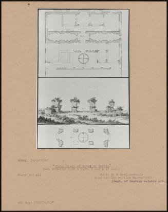 Three Plans Of Ruins At Sardis