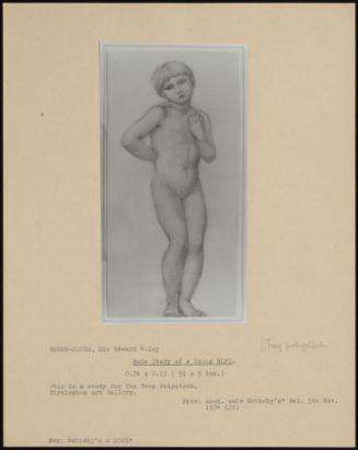 Nude Study Of A Young Girl.