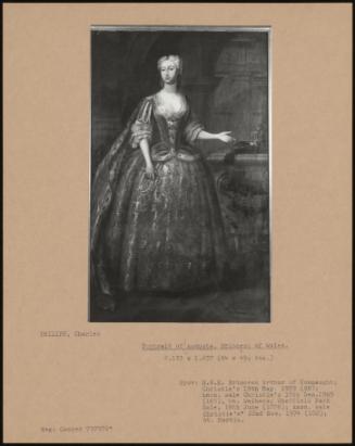 Portrait Of Augusta, Princess Of Wales.