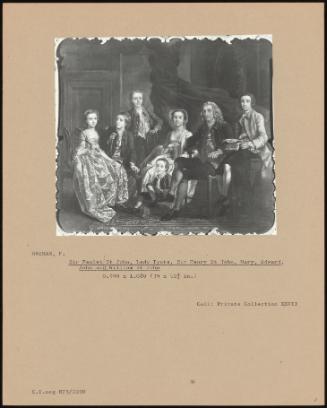 Sir Paulet St John, Lady Tynte, Sir Henry St John, Mary, Edward, John And William St John