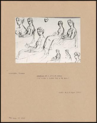 Studies Of A Seated Woman