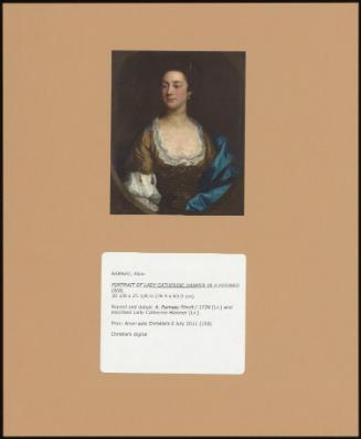 Portrait of Lady Catherine Hanmer in a Feigned Oval