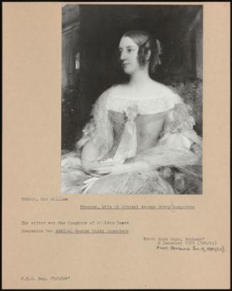 Frances, Wife Of Admiral George Ourry Lempriere