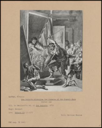 Don Quixote Attacking the Figures of the Puppet Show