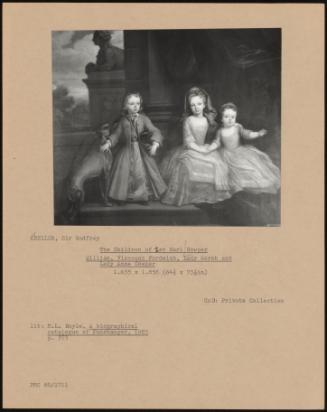 The Children Of 1st Earl Cowper William, Viscount Fordwich, Lady Sarah And Lady Anne Cowper