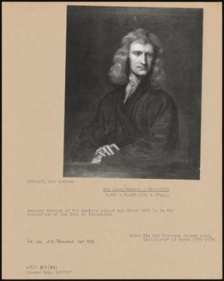 Sir Isaac Newton (1642-1727)