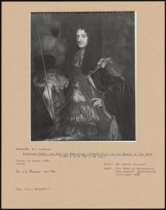 Laurence Hyde, 1st Earl Of Rochester (1641/2 - 1711) In The Robes Of The Bath