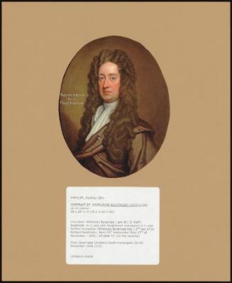 Portrait Of Whitlock Bulstrode (1652-1724)