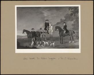 John Corbet, Sir Robert Leighton and Sir J. Kynaston with Their Horses and Hounds