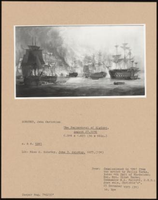 The Bombardment Of Algiers, August 27, 1816