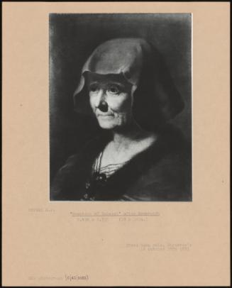 Countess Of Desmond" After Rembrandt"