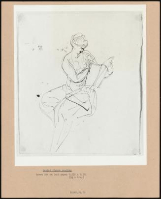 Seated Figure Reading