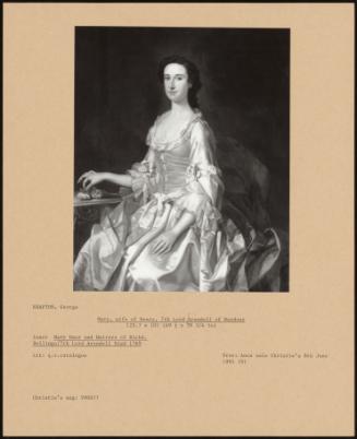 Mary, Wife Of Henry, 7yh Lord Arundell Of Wardour