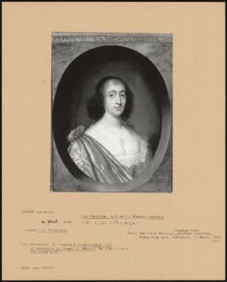 Lady Fanshawe, Wife Of Sir Richard Fanshawe