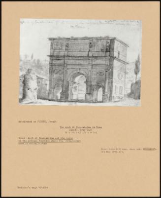The Arch Of Constantine In Rome