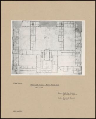 Whitehall Palace - First Floor Plan