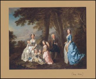 Samuel Richardson The Novelist (1684–1761) Seated Surrounded By His Second Family