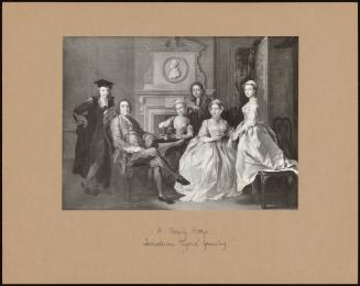 A Family Group. Jonathan Tyer's Family 'Hayman 1740 Pt'