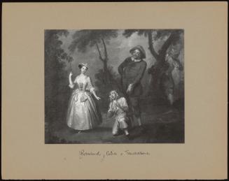 Rosalind, Celia & Touchstone In The Forest Of Arden From Shakes-Peare's 'as You Like It' Act Ii Sc. 4