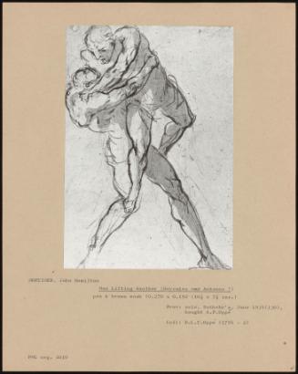 Man Lifting Another (Hercules And Antaeus )