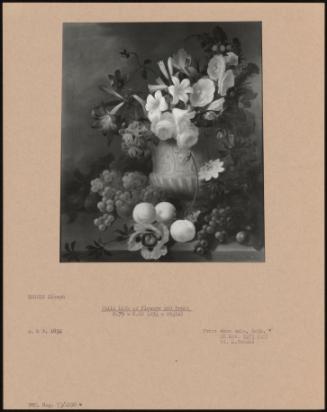 Still Life of Flowers and Fruit