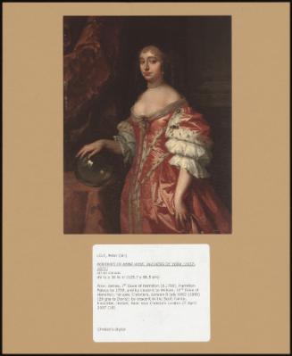Portrait Of Anne Hyde, Duchess Of York (1637-1671)