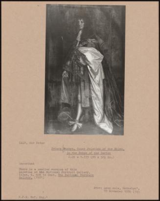 Prince Rupert, Count Palatine Of The Rhine, In The Robes Of The Garter