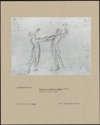 Sketch Of Dancing Couple (Verso)