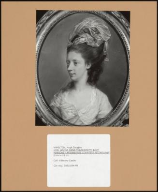 Hon. Louisa Anne Molesworth, Lady Ponsonby Afterwards Countess Fitzwilliam