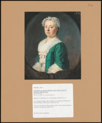 Portrait of Sarah Medley, Née Ward, Wife of Edward Medley Esq