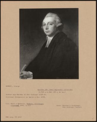 Warden (Dr John) Oglander (1737-94)