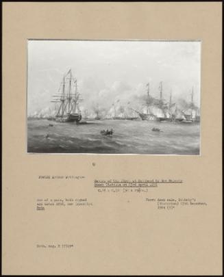 Review Of The Fleet At Spithead By Her Majesty Queen Victoria On 23rd April 1856