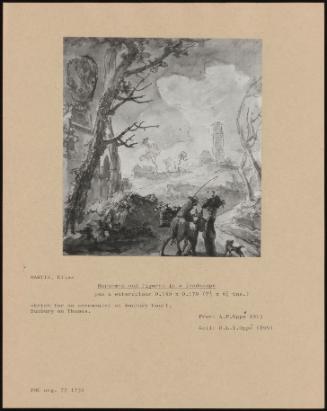 Horseman And Figures In A Landscape