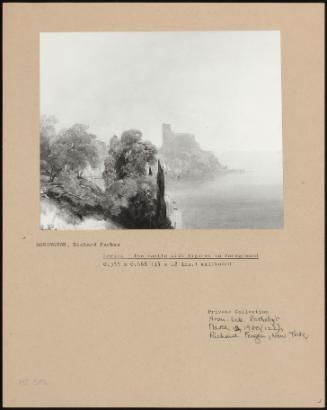 Lerici - The Castle With Figures In Foreground