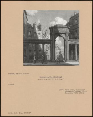 Regents Arch, Edinburgh