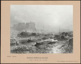 Edinburgh Castle From The Canal