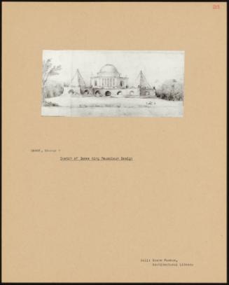 Sketch Of James King Mausoleum Design