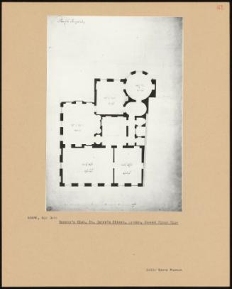 Brooks's Club, St. James's Street, London, Ground Floor Plan