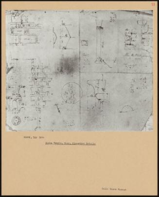 Vesta Temple, Rome, Elevation details