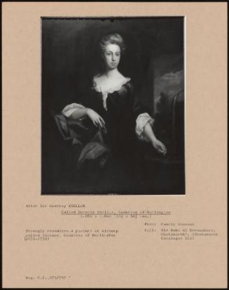 Called Dorothy Saville, Countess Of Burlington