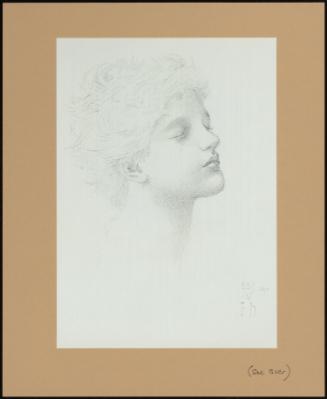 Study Of Edward Horner, For 'the Prioress's Tale