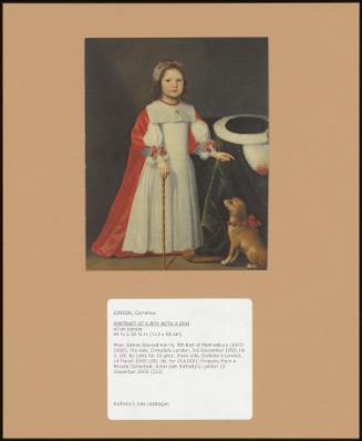 Portrait Of A Boy With A Dog