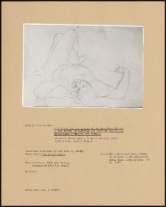 Life Study For The Figure Of The Recumbent Porter In The Flight Of Madeline And Porphyro During The Drunkenness Attending The Revelry