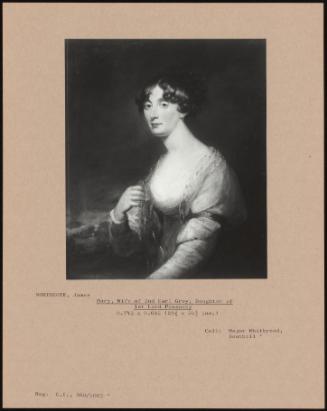 Mary, Wife Of 2nd Earl Grey, Daughter Of 1st Lord Ponsonby