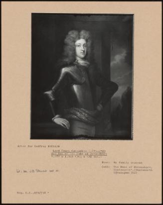 Lord Henry Cavendish (1673-1700) 2nd Son Of 1st Duke Of Devonshire