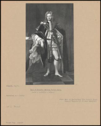 Earl Of Halifax Wearing Garter Robes