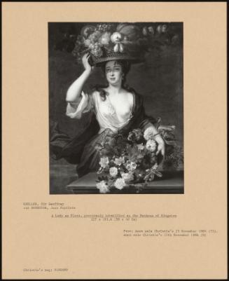 A Lady As Flora, Previously Identified As The Duchess Of Kingston