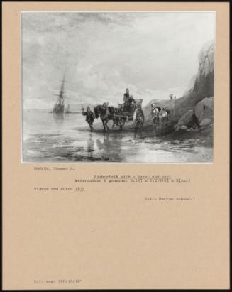 Fisherfolk with a Horse and Cart