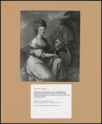 Portrait Of The Singer, Miss Sarah Harrop, Later Mrs Bates (C. 1755-1811), As Erato; She Married Joah Bates (1740-99) In 1780; Shown With A Lyre And Music