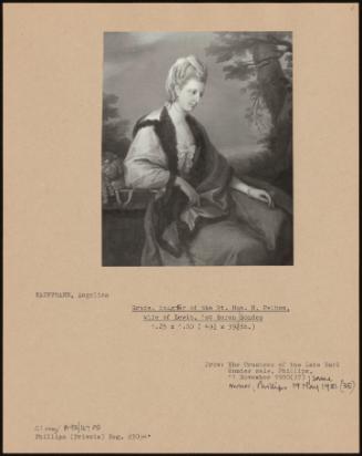 Garce, Daughter Of The Rt. Hon. H. Pelham, Wife Of Lewis, 1st Baron Sondes